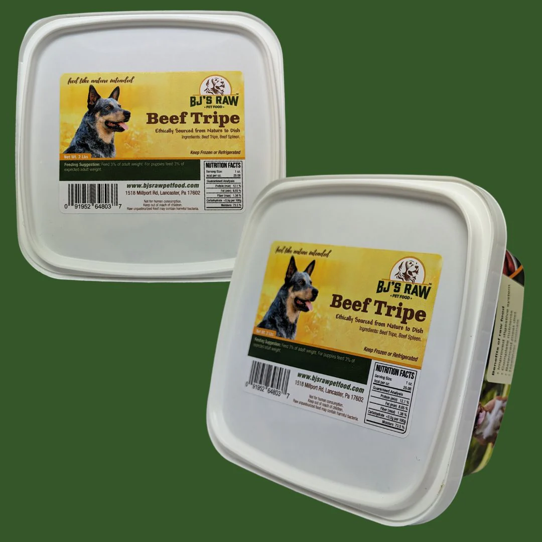 Ground Green Beef Tripe