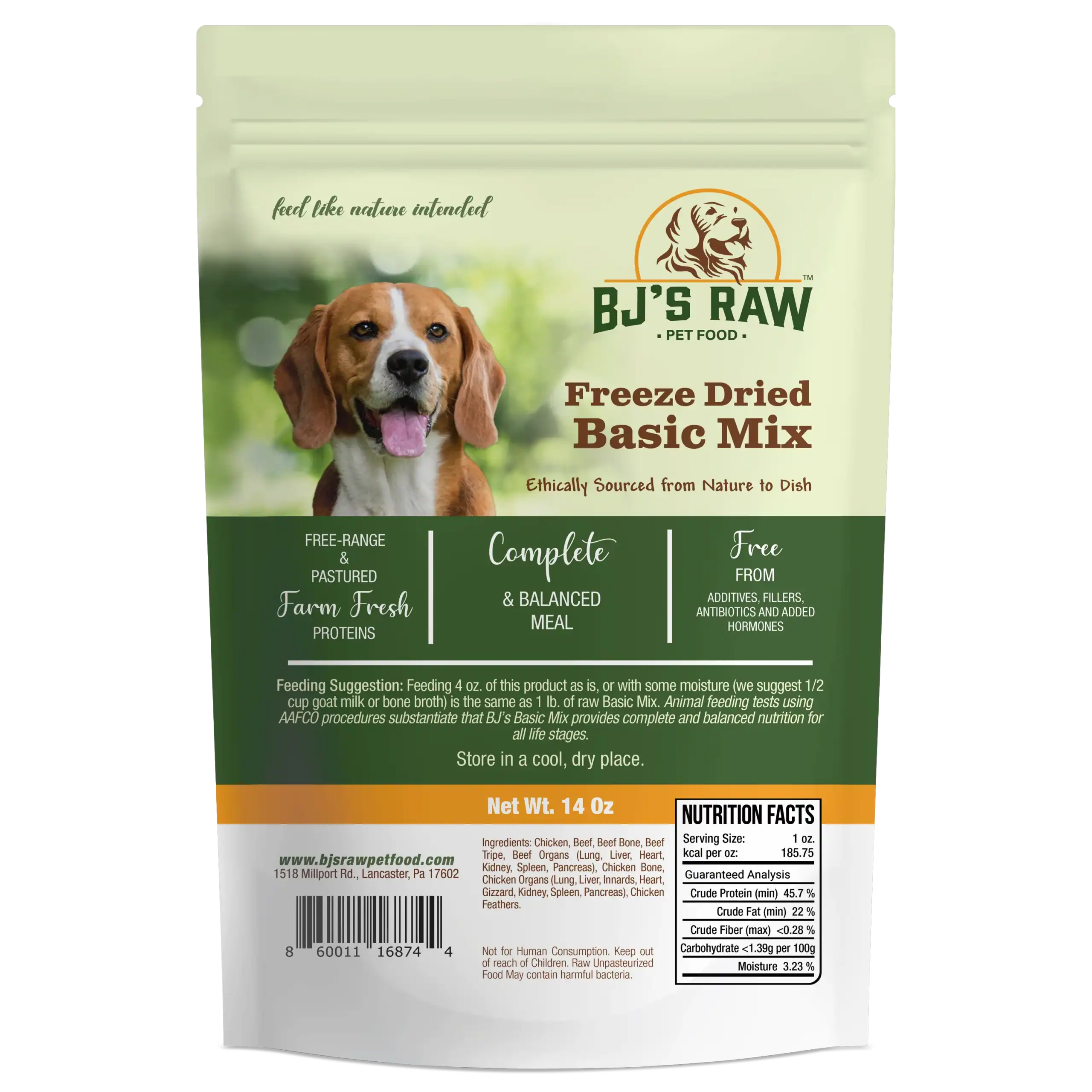 Freeze Dried Basic Mix
